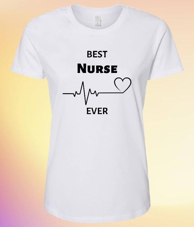 Personalized "Best Nurse Ever" PNG for digital thank-you notes.