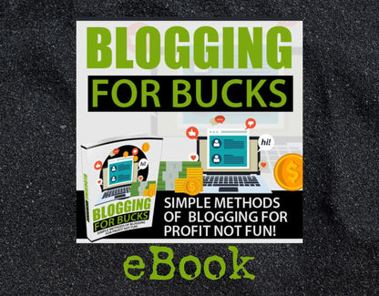 Downloadable eBook guide to making money with your blog