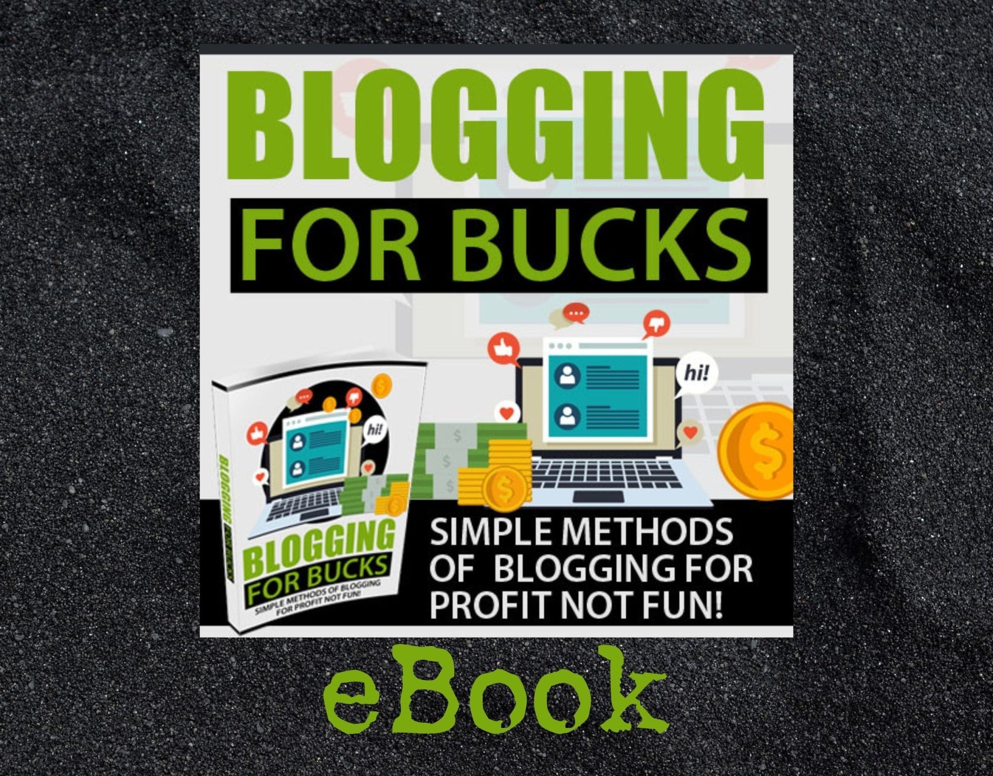 Learn to boost your online income with our blogging for profit eBook