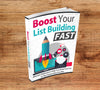 Master squeeze pages with "Boost Your List Building" digital guide.