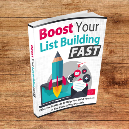 Master squeeze pages with "Boost Your List Building" digital guide.