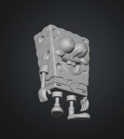 cartoon character glb obj stl
