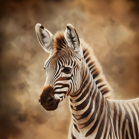 Zebra digital art download for home decor