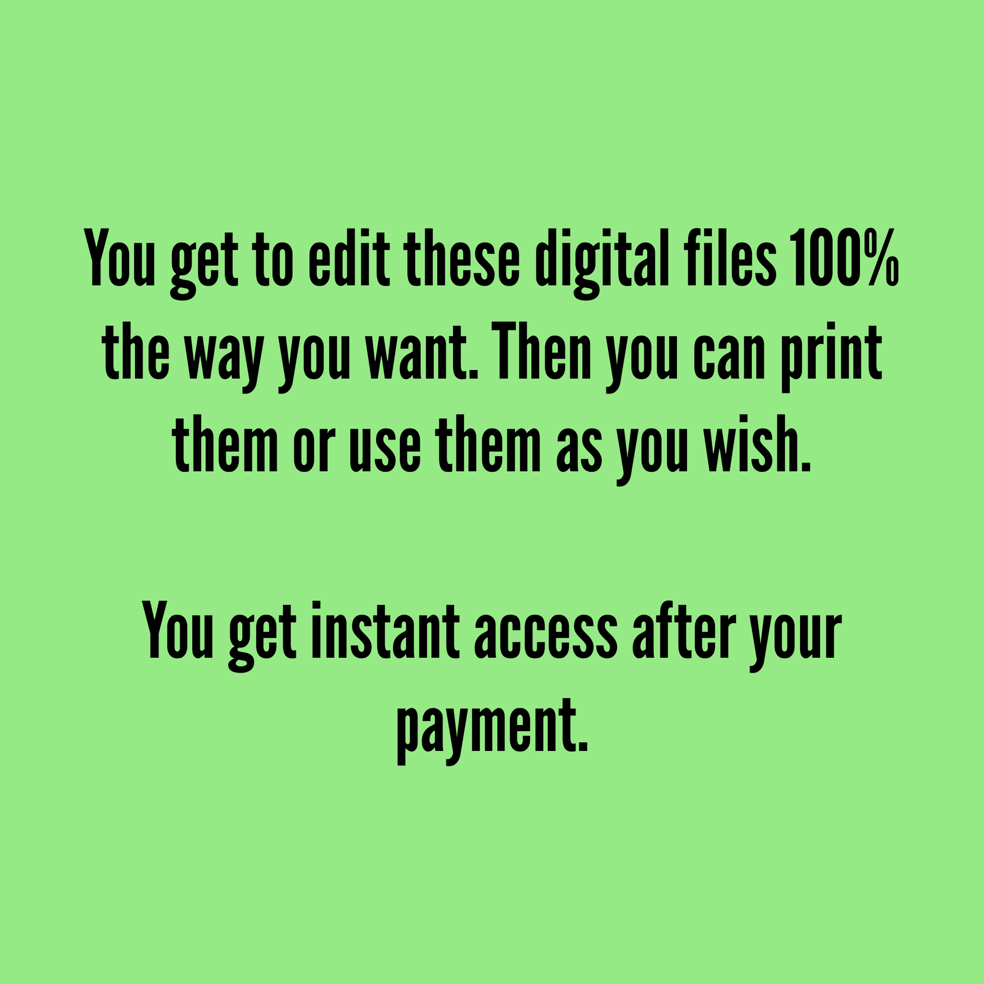 digital template editable file
