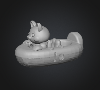 cute kids bath toy 3d model stl