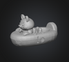 cute kids bath toy 3d model stl