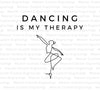 Dancing therapy digital design download for crafters