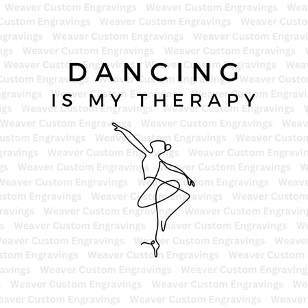 Expressive dance quote SVG file for t-shirt printing