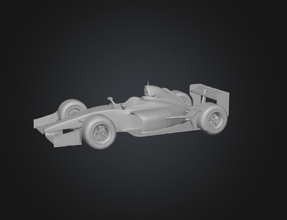 detailed race car 3d print file
