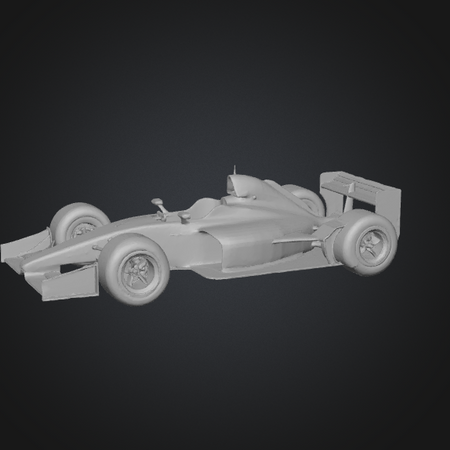 detailed race car 3d print file