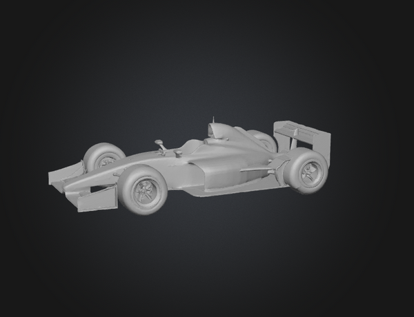 detailed race car 3d print file