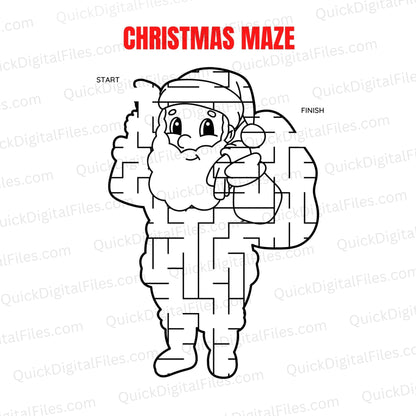 Printable Christmas activity pack for classrooms & homeschool
