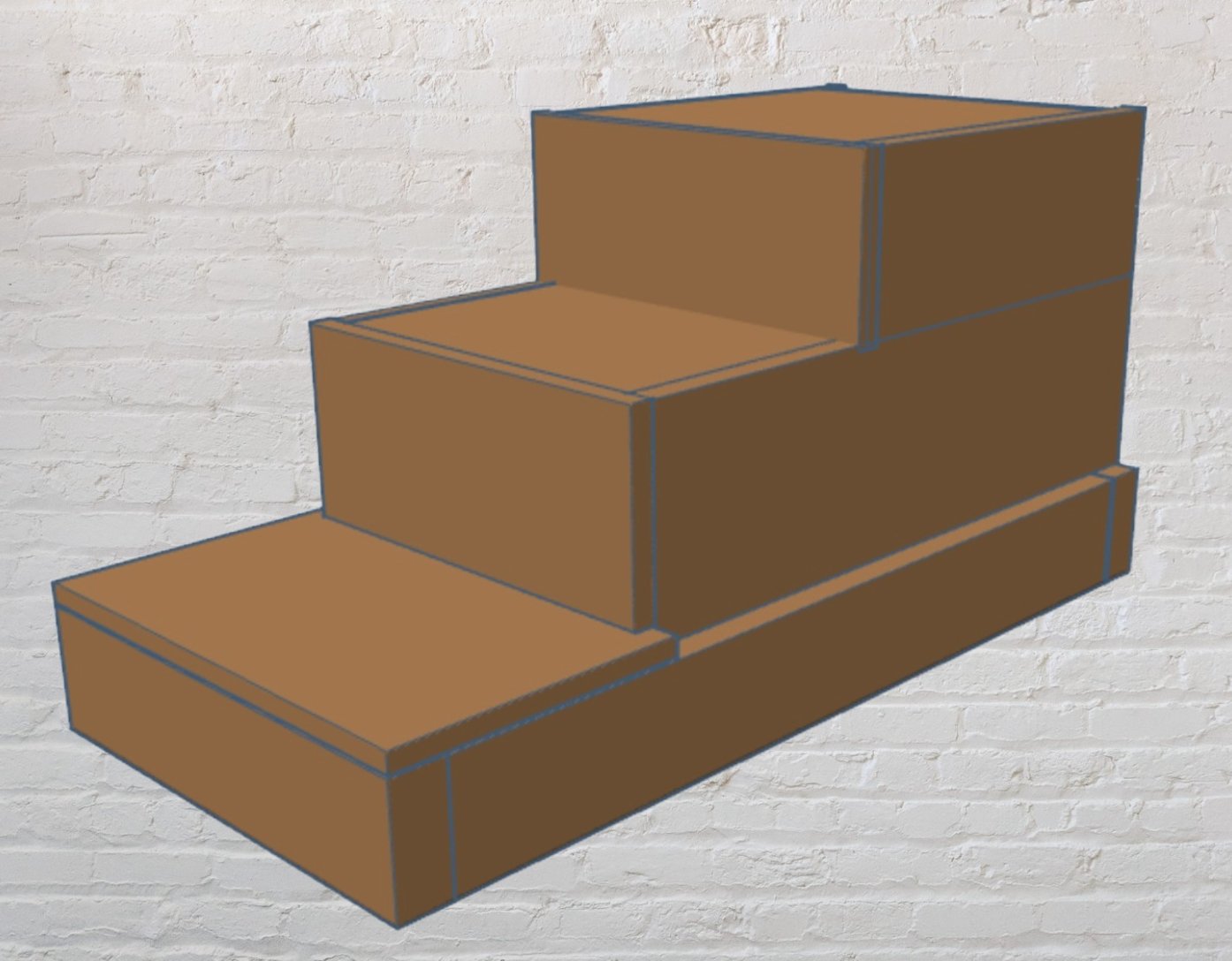 Downloadable pet steps plan for safe pet access.
