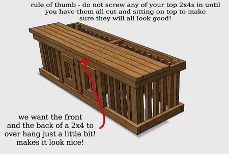 Step-by-step guide to building a dog crate.