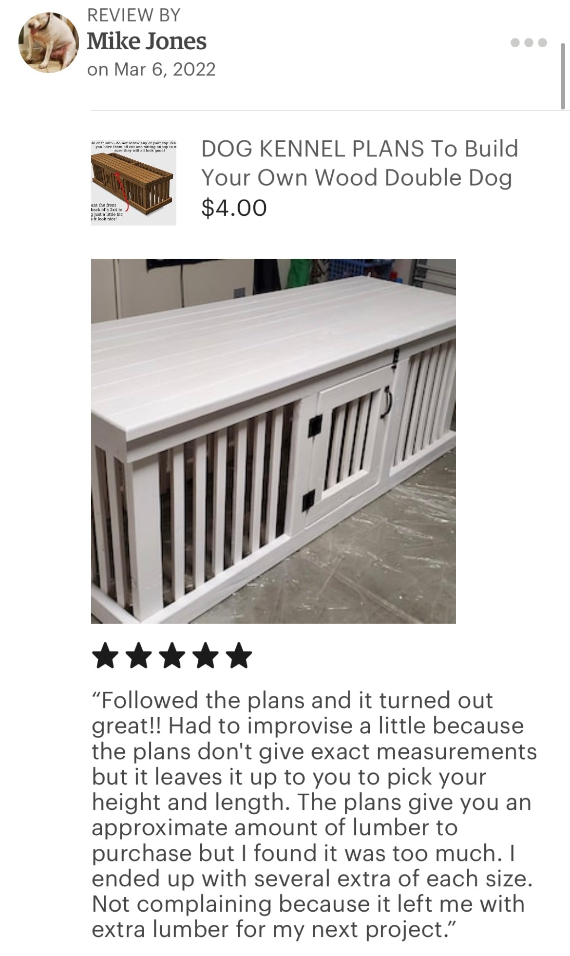 DIY dog crate furniture plans digital download for home decor

