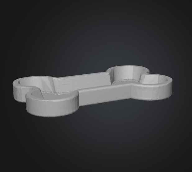 dog bone tray 3d model
