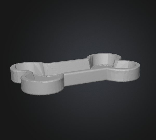 dog bone tray 3d model
