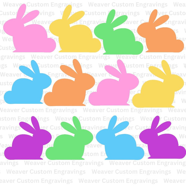 "Adorable bunny graphic in PNG for Easter t-shirt printing."