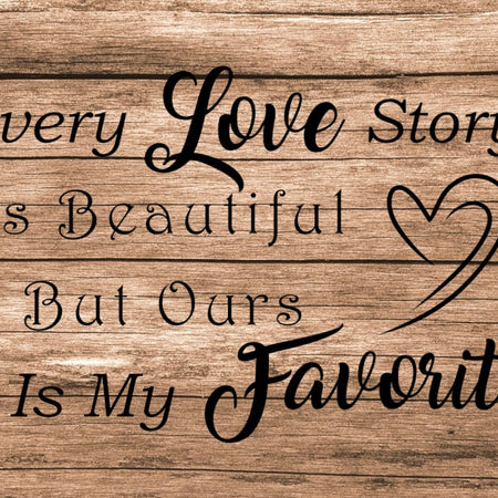 DIY love story art for Cricut, laser engraving, and sublimation projects