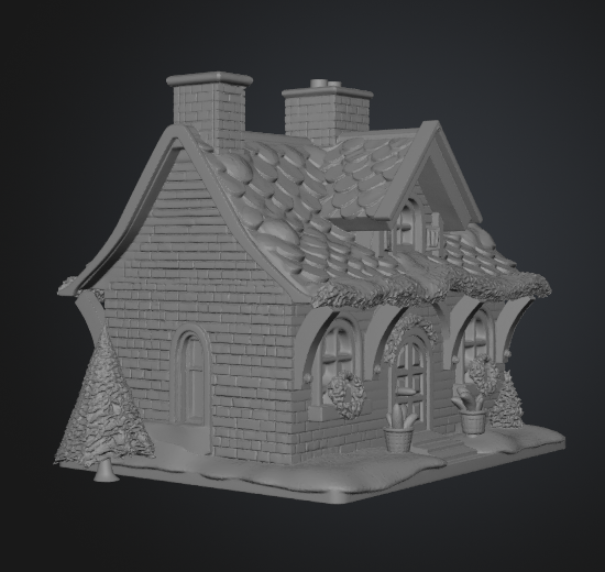 fairy cottage STL
