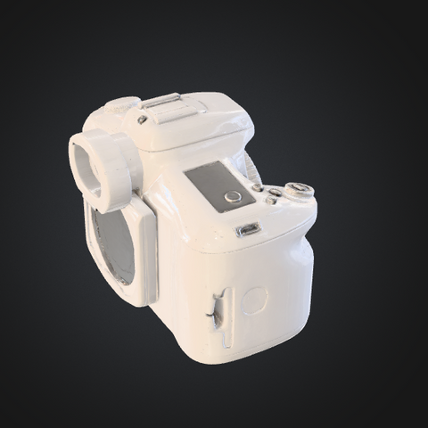 fancy photographer camera 3D model for download