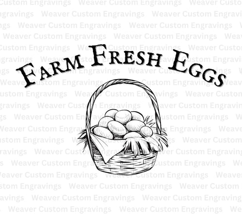 Farm Fresh Eggs: SVG PNG PDF