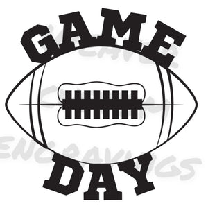 "Dynamic Football Game Day graphic in PNG, PDF, & SVG formats."