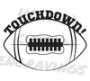 "Dynamic touchdown football graphic in SVG, PNG, PDF formats."