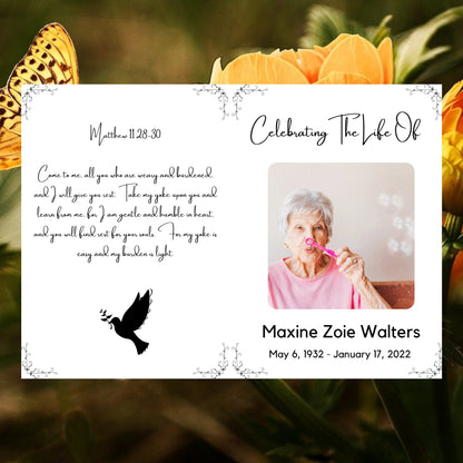 Funeral Program Template