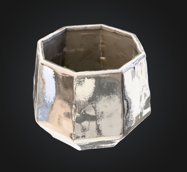 geometric plant pot 3d model stl