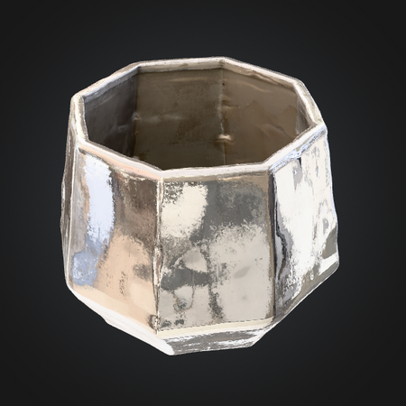 geometric plant pot 3d model stl