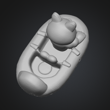 glb kids toy boat character