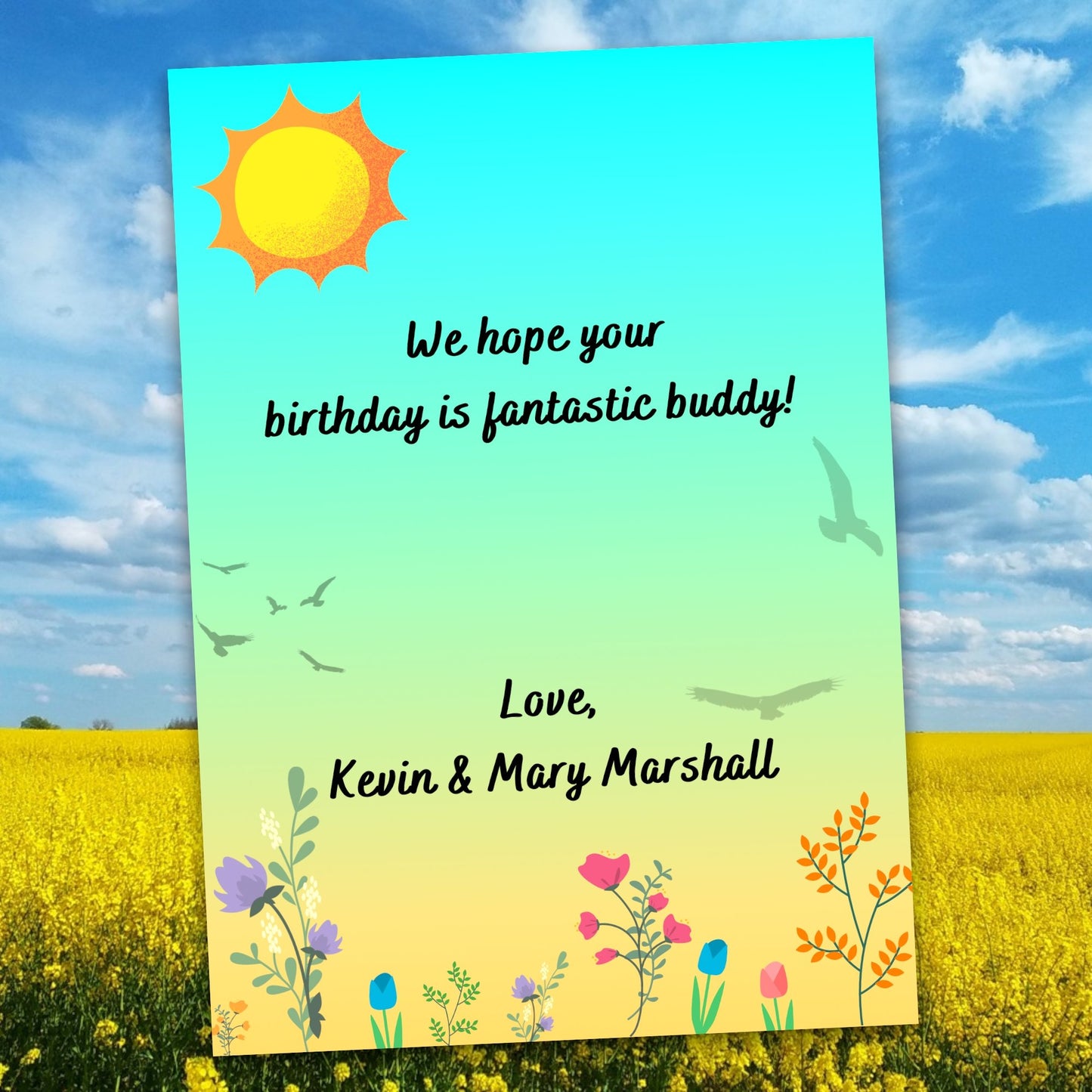 "Customizable Christian Card for Special Occasions"