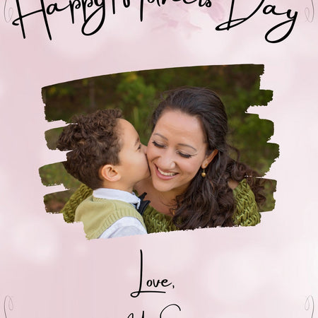 Digital download Mother's Day card ready for personalization