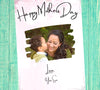 Customizable Happy Mother's Day card template with photo insert option