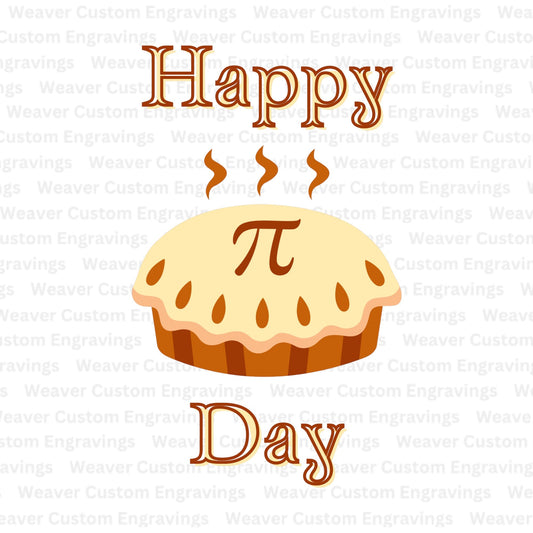 "Happy Pi Day" funny pie clipart SVG download