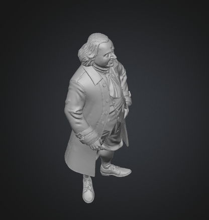 historic benjamin franklin stl model
