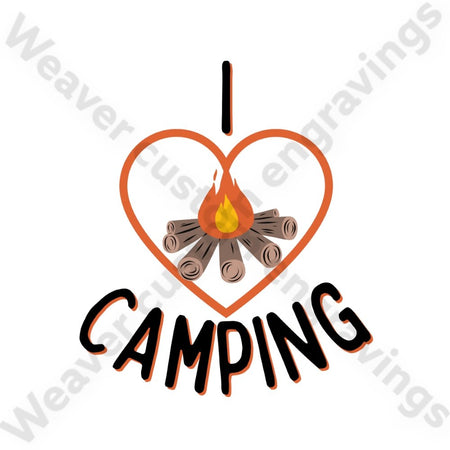 "Digital download campfire heart SVG for outdoor enthusiasts"