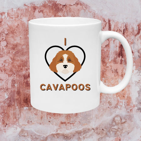 "Printable I Love Cavapoos artwork for personalized gifts"