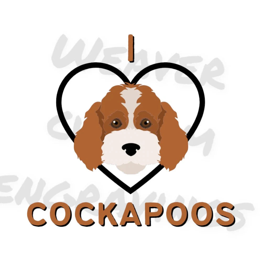 I Love Cockapoos: Digital Design - Express Your Breed Love – Quick ...
