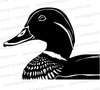 "Black Duck Silhouette SVG, PNG, JPEG"