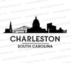 Charleston South Carolina cityscape illustration PNG
