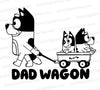 "Family Adventure Wagon" SVG inspired by beloved animated characters.