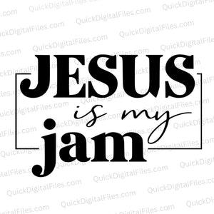 JESUS is My Jam Christian SVG