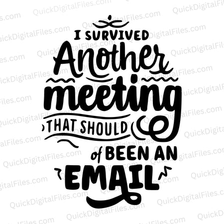 I survived another meeting that should have been an email SVG design