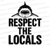  Detailed Shark Conservation Graphic - "Respect the Locals" Download