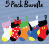 Christmas stocking SVG for Cricut projects
