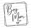 "Boy Mom Cursive Script Design with Hearts SVG, PNG, JPEG, PDF"