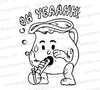 "Kool-Aid Man Hits the Bong Cartoon Illustration - Digital Download" svg png jpeg pdf