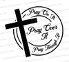 "Circular Christian Prayer Graphic in SVG, PNG, JPEG"